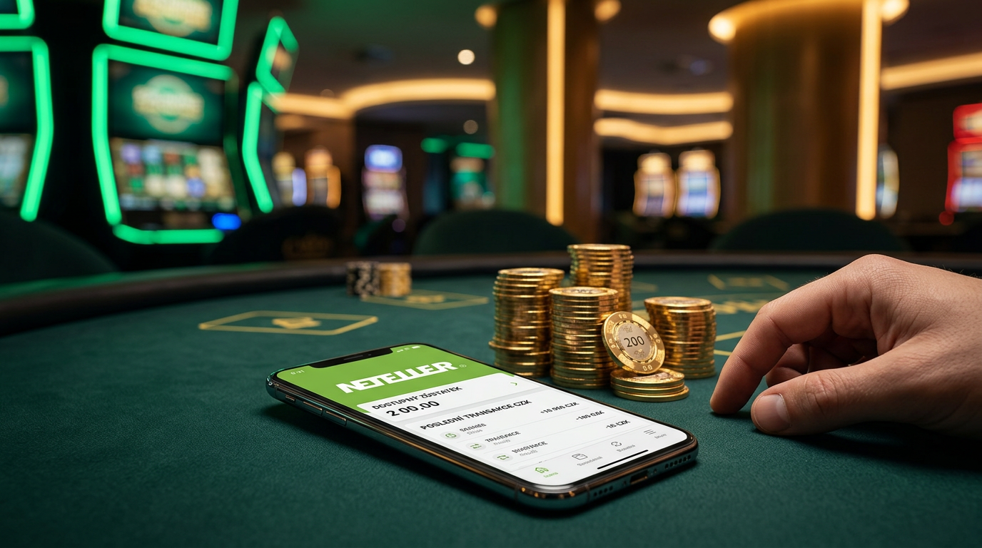 Neteller casino platby a herní žetony v luxusním prostředí