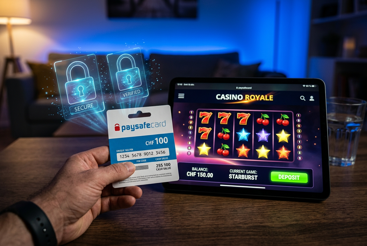 Bezpečný vklad přes Paysafecard v moderním online casinu